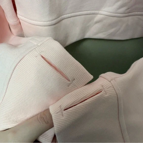 Lululemon Scuba Oversized Pullover Wordmark Strawberry Milkshake Pink XL/XXL - Picture 9 of 14